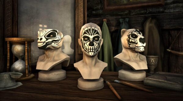 Набор лицевых татуировок «Черепа» / Skull Face Tattoo Pack