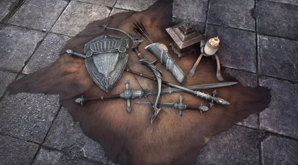 Набор оружия эбонитово-стального рыцаря / Ebonsteel Knight Arms Pack