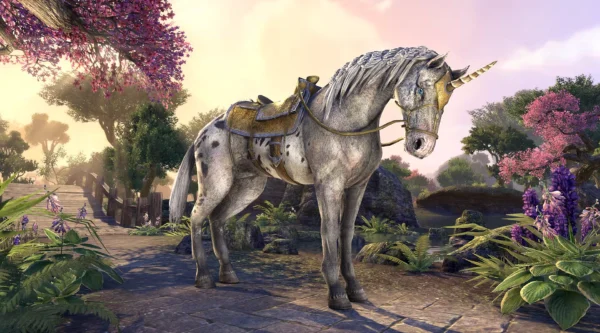 Скакун в маске единорога / Masqued "Unicorn" Steed